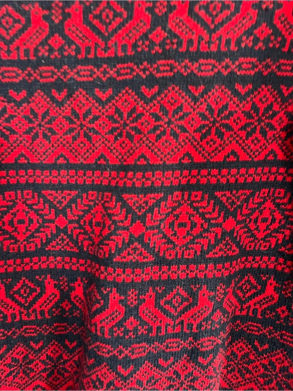 J Crew Women’s Nordic Fair Isle Lambswool Blend Crewneck size Medium - Picture 6 of 11